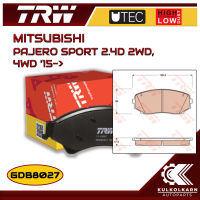 ผ้าเบรคหน้า TRW สำหรับ MITSUBISHI PAJERO SPORT 2.4D 2WD, 4WD 15-&amp;gt; (GDB8027)