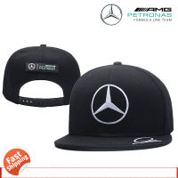 ฟอร์มูล่าหนึ่งทีม Benz หมวกแข่งรถ NO.44 Lewis Hamilton Brim Cap หมวกกันแดด