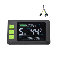 P3C LCD Display Dashboard Colorful Screen 24V 36V 48V 60V Electric Bike Meter Replacement Parts Accessories for Electric Scooter(SM Plug)