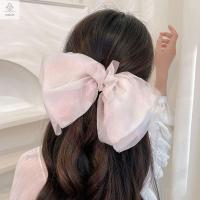 KISSCAT โบว์ผูกผมโบว์ติดผม Ribbon tie น่ารักน่ารักๆ หวานหวานแหววว ที่หนีบผมด้านบน เครื่องประดับศีรษะแฟชั่น คลิปผมขนาดใหญ่ ผ้าโพกศีรษะใหม่ คลิปผมเงางาม ปิ่นปักผมที่แสดงถึงอารมณ์ หลายชั้น คลิปสปริงโบว์ชีฟอง ที่หนีบผมเกาหลี ที่มัดผมหางม้า คลิปผมผู้หญิง