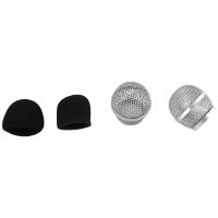 2Pcs Microphone Ball Head Mesh Grill for Shure PG48 PG58 BLX288 PG288 PGX24 Microphone