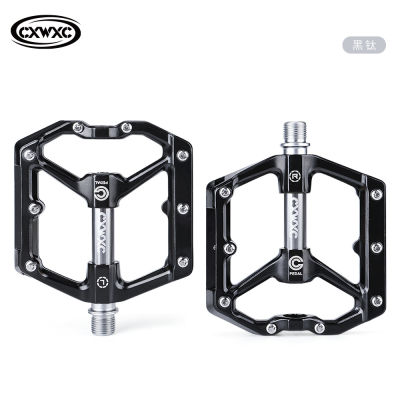 CX930 Road Mountain Bike Bicycle Cycling Wide Flat Pedal Aluminium Alloy 3 Sealed Bearings Removable Antiskid Cleats