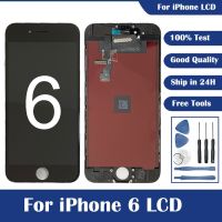 100% Test Full LCD สำหรับ iPhone 6จอ LCD พร้อมชุดอ่านพิกัดหน้าจอสัมผัสสำหรับ iPhone 6S Display สีดำขาว Gratis Ongkir เปลี่ยน LPL37134