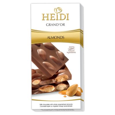 Premium import🔸( x 1) Heidi Chocolate รส Mint &amp; Almond 100 g. ช็อคโกแลตชื่อดังจากสวิสเซอร์แลนด์ - HD04