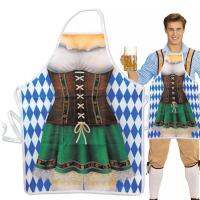 German Aprons For Oktoberfest Oktoberfest Dress Novelty Aprons Oktoberfest Party With Adjustable Tying Ropes For Cooking durable Aprons