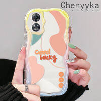 เคส Chenyyka สำหรับ OPPO A58 5G A58X 5G A78 5G A1X 5G A55 5G A98 5G F23 5G A1 5G เคสหลากสีน่ารักกราฟฟิตี5G เคสเคสโทรศัพท์โปร่งใสซิลิโคนหนาอัปเกรดใหม่ป้องกันเคสใสนุ่มเนื้อครีมขอบคลื่นจากการตกหล่น