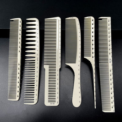 หวีผมพลาสติก Pro hairdressing combs Race For Wool hair Cutting dying hair brushes barber Tools Salon ac. 1ชิ้น ~
