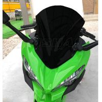 ตัวต่อกระจกบังลมแบบฟองคู่สำหรับรถจักรยานยนต์2018 2019 2020 2021 Kawasaki Ninja 400 250อดีต EX400 EX250 KRT Edition