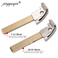 JHTJHNDTGFJHND Jingyuqin 10ชิ้น/ล็อตฉุกเฉินใส่ HU83 VA2 Key Blade สำหรับ Peugeot 208 308 508 3008 Citroen C4 DS4 DS5รถกุญแจเปลี่ยน