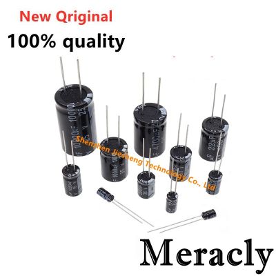 20pcs/lot T26 35v 330UF aluminum electrolytic capacitor size 8*16mm 330UF35V 20% Electrical Circuitry Parts