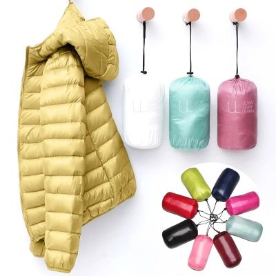 ZZOOI Down Jacket Women Coat Autumn Winter 2022 Spring Jackets for Warm Quilted Parka Ladies and Light 2021 Female Ultralight Hooded