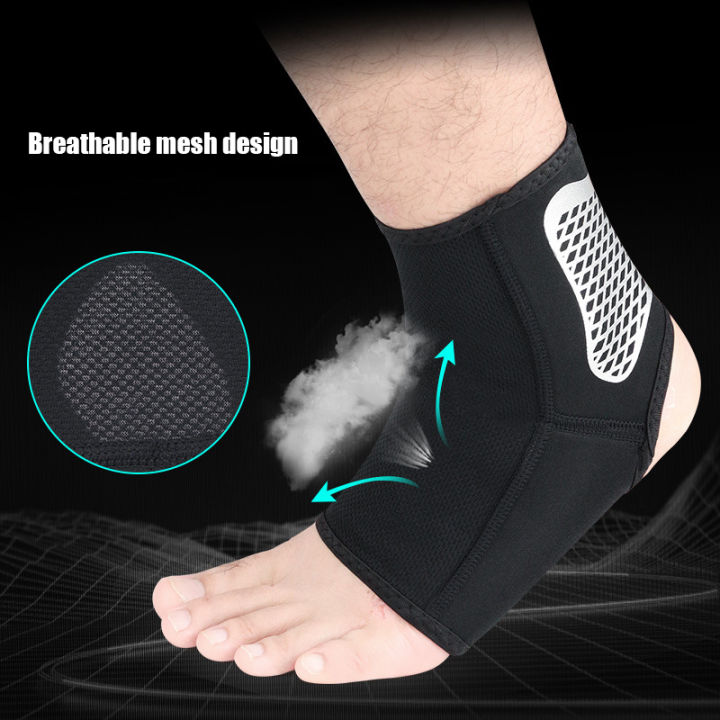 Sport Ankle Support Compression Strap Achilles Tendon Brace Heel Sprain ...