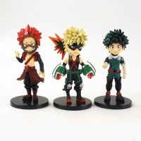 9pcsSet Anime My Hero Academia Figure Izuku Midoriya Shouto Todorok URARAKA Bakugou Katsuk Hero Academ PVC Action Model Toys