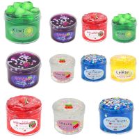 MINIS นุ่มยืดได้ DIY Butter Slimes Fruit set ของเล่นมีกลิ่นหอม น้ำเมือกใส70มล. ชุดทำ Slimes ของเล่นเพื่อการศึกษา ไม่เหนียวไม่เหนียว แบบจำลองดินเหนียว ของขวัญสำหรับเด็ก