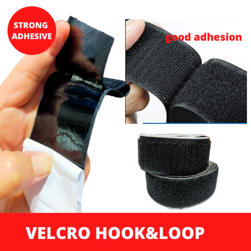 Self Adhesive TaPE Strong Velcro Tape Hook and Loop Fastener Magic Tape ...