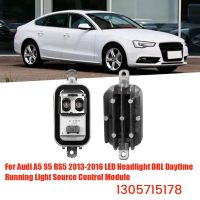 2Pcs Car Headlight LED Module DRL Daytime Running Light Source Control Unit 1305715178 for Audi A5 S5 RS5 2013-2016