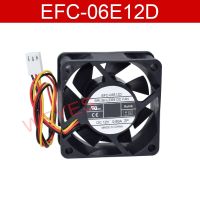 【YD】 EFC-06E12D 6025 60x60x25MM cold 6 12V 0.60A 3 wires fan