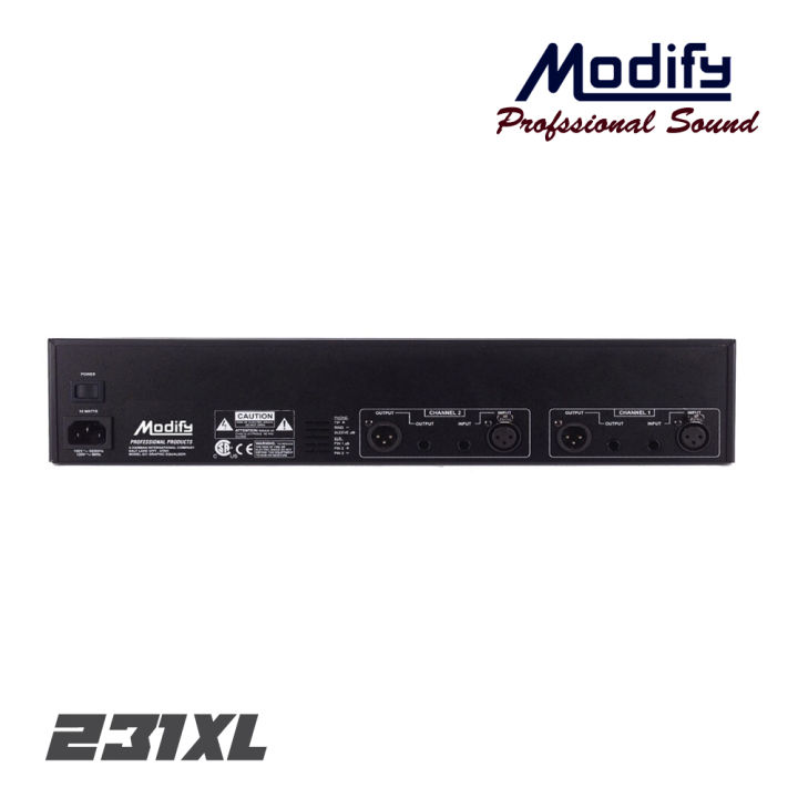 modify-231xl-อีควอไลเซอร์-31-31-ช่อง-ปรับแต่งเสียงได้ทุกมิติ-มั่นใจทั้งการบูสต์-การคัต-ระบบจ่ายไฟด้วยหม้อแปลงเทอร์ลอยด์-สินค้าใหม่แกะกล่อง