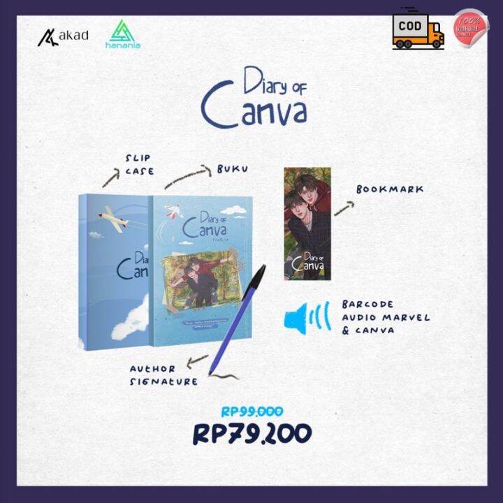 Novel Diary Of Canva Karya Itakrn Original Lazada Indonesia