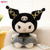 ของเล่นตุ๊กตายัดไส้จำลอง MSCOCO Kuromi Hello Kitty Boneka Mainan จำลองน่ารักสร้างสรรค์ของขวัญสะดวกสบายสำหรับเด็กเด็ก