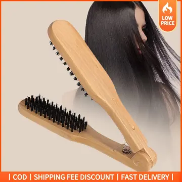 V shaped outlet straightening comb