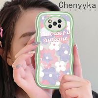 เคส Chenyyka สำหรับ Xiaomi POCO X3 Poco X3 NFC Poco X3 Pro Poco X3 GT Poco X4 NFC เคสการ์ตูนลายดอกไม้น่ารักขอบดีไซน์ใหม่เคสโทรศัพท์แบบใสกรอบซิลิโคนนิ่มป้องกันเลนส์กล้องเคสโปร่งใสกันกระแทก