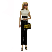 White Black Clothes Set for Barbie Doll Suit Fashion Office Lady Outfits