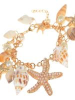 【STOCK】 Conch Shell Crafts Bracelet Bohemian Fashion Retro Style Starfish Jewelry Tourist Area Souvenirs