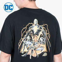 Pena House เสื้อยืดพิมพ์ลาย BlackAdam ผ้าคอตตอน 100% DAMT5004 สีดำ