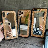 งานเคสกระจกส่องได้ เพิ่มความหรูด้วยเพชรที่ขอบ ช่วยเพิ่มความอลัง   เคสคลุมขอบเต็ม ขอบยางนิ่มช่วยถนอมเครื่องได้ดีค้า