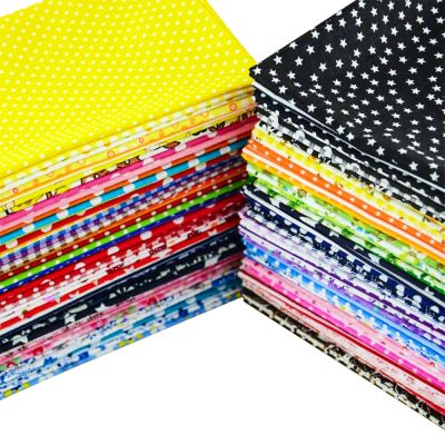 【YF】 120 PCS/lot 5cmx5cm Cotton Fabric Dye Material Patcchwork Sewing Twill Pack 30 Design Tissus Metre Telas