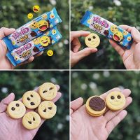 [รอบสุดท้าย]  Teeth Oimio Chocolate Cookie 45g (X12 Envelope) Emoji Cookies ฟันโอ อิโมจิ คุกกี้ รสช็อกโกแลต 45 กรัม (x12ซอง) คุกกี้อิโมจิJR6.4053❤มาใหม่❤