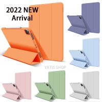 ?สำหรับ iPad 2022? foriPad10.2 gen7/8 case Air3 10.5 พร้อมช่องเสียบปากกาฝาหลังใส กรณีgen9 Pro11 2021 Air4