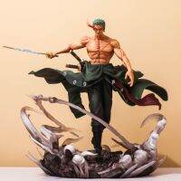 Pang】 [ทำมือคุณภาพสูง] หนึ่งชิ้น GK Roronoa Zoro ZORO มีดข้างเดียวสองหัวแกะสลักมือตกแต่งขนาดใหญ่พิเศษ