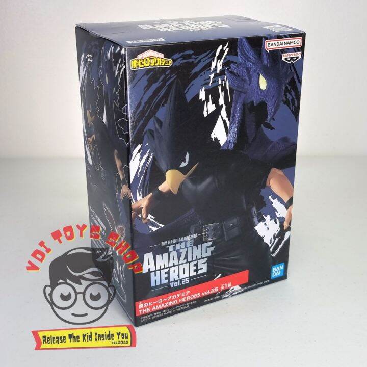 Banpresto Statua My Hero Academia - The Amazing Heroes Vol.25 Fumikage Tokoyami, 13 Cm, Da Collezione