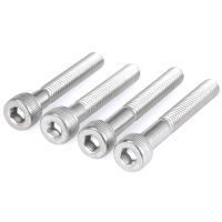 half thread pitch bolt M4 allen cap knurled internal hexagone socket male screws machine fasteners 304 stainless steel