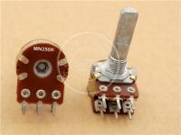 2 Taiwan double-balanced potentiometers MN250K/with midpoint/midreturn to zero/25MM handle D-axis