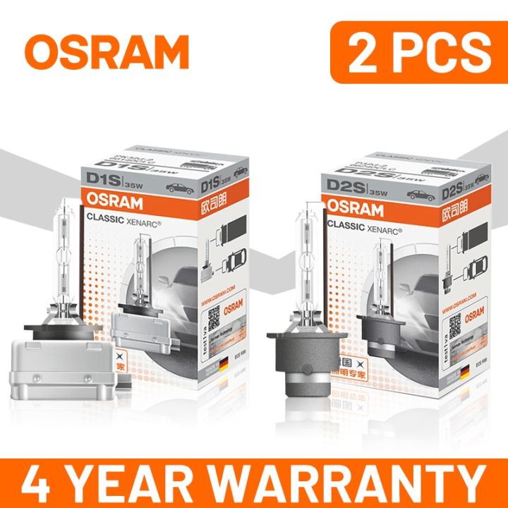 OSRAM D1S D2S D3S D4S D2R 66140 66240 66340 66440 CLC Xenon HID CLASSIC  Original Car Headlight Bulbs 4200K Standard White Light