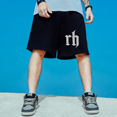 M-7XL Men Shorts Mens Clothing Short Pants Plus Size Loose Fashion Boy Drawstring Shorts Mens Street Sports Gym Basketball Pants Beach Pants Black