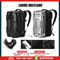 Laurie Maitland กระเป๋าเป้สะพาย กระเป๋ากันกัน กระเป๋าเดินทาง กระเป๋ามอเตอร์ไซค์ เป้สะพายหลัง ใบใหญ่ สีดำ/สีเทา (ส่งในไทยถึงไวแน่นอน)