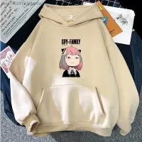 Anya Smug Baju Hangat Spy X Family Anime Grafis Hoodie Grunge Estetika Atasan Jepang Streetwear Uniseks Pasangan Harajuku Pakaian Size Xxs-4Xl