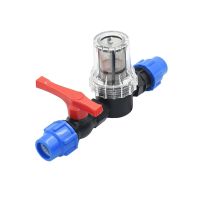 25Mm 32Mm Watering Tube Irrigation Filter IBC Ton Barrel Water Filter Joint Garden Irrigation System Tube Connector Strainer