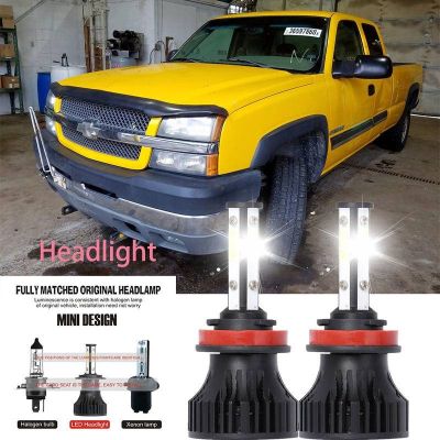 หลอดไฟหน้ารถยนต์ LED LAI 40w 6000k สีขาว สําหรับ Chevrolet k2500 1992-1999 2PCS