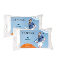 SANTAS หมอนหนุน แพ็คคู่ 2 ชิ้น รุ่น Dacron Hollofil  (SOFT SUPPORT)  ขนาด 19x29 นิ้ว