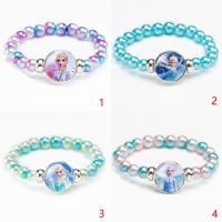 Series Frozen 2 Anna Childrens Creative Cartoon Image Rainbow Beads Stretch celet