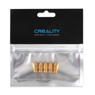 หัวฉีด3D Creality 0.2/0.3/0.4/0.5/0.6/0.8มม. หัวฉีดฮอทเอนด์สำหรับ Ender-3ซีรีส์/เดอร์5ซีรี CR-6