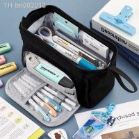 ﹍▩ Kids Boys Girls Large Capacity School Pencil Case Pen Bag Student Pencil Cases Cosmetic Bag Stationary Organize Office Supply