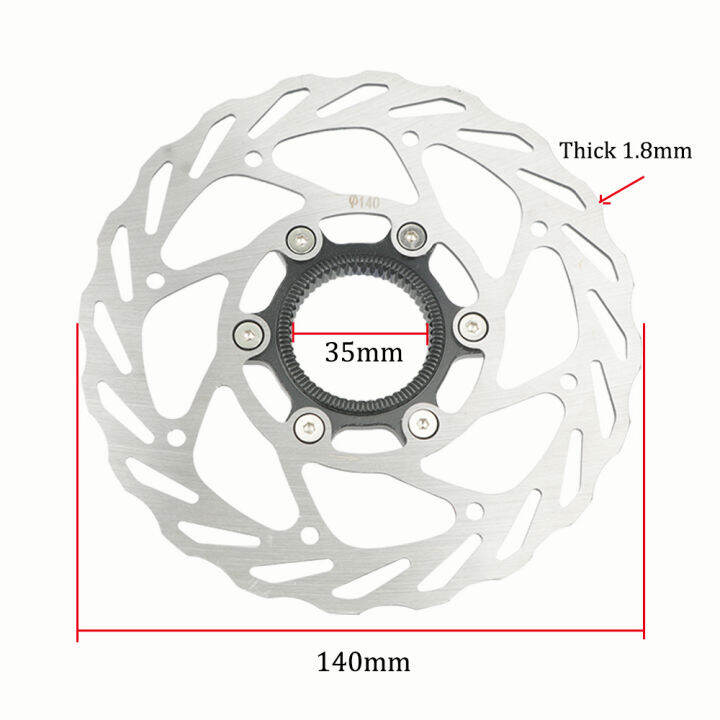 racework-mtb-ดิสก์เบรกโรเตอร์ศูนย์ล็อค140160180มิลลิเมตรจักรยานภูเขาถนนระบายความร้อนระบายความร้อนแผ่นกลวงดิสก์ศูนย์ล็อค