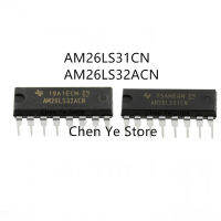 10pcs นำเข้าใหม่ IC AM26LS31CN AM26LS32ACN DIP-16 line driver Transceiver Chip line