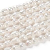 1 Strand Grade B Natural Cultured Freshwater Pearl Beads for DIY Jewelry Making 10 11.5x9 10mm Hole: 1mm about 34pcs/strand